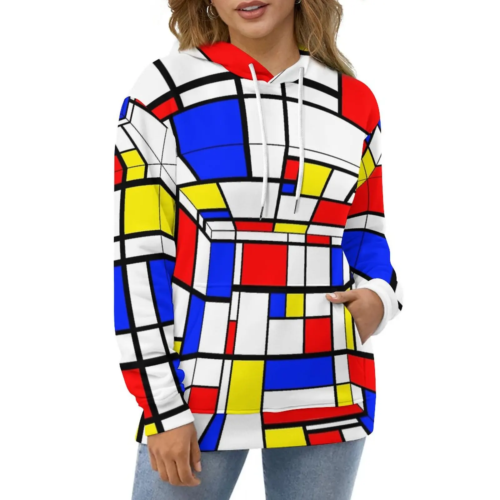 De Stijl Cube Casual Hoodies Colorful Geometric Kawaii Hoodie Women Long Sleeve Oversize Classic Design Loose Clothing
De Stijl Cube Casual Hoodies Colorful Geometric Kawaii Hoodie Women Long Sleeve Oversize Classic Design Loose Clothing
