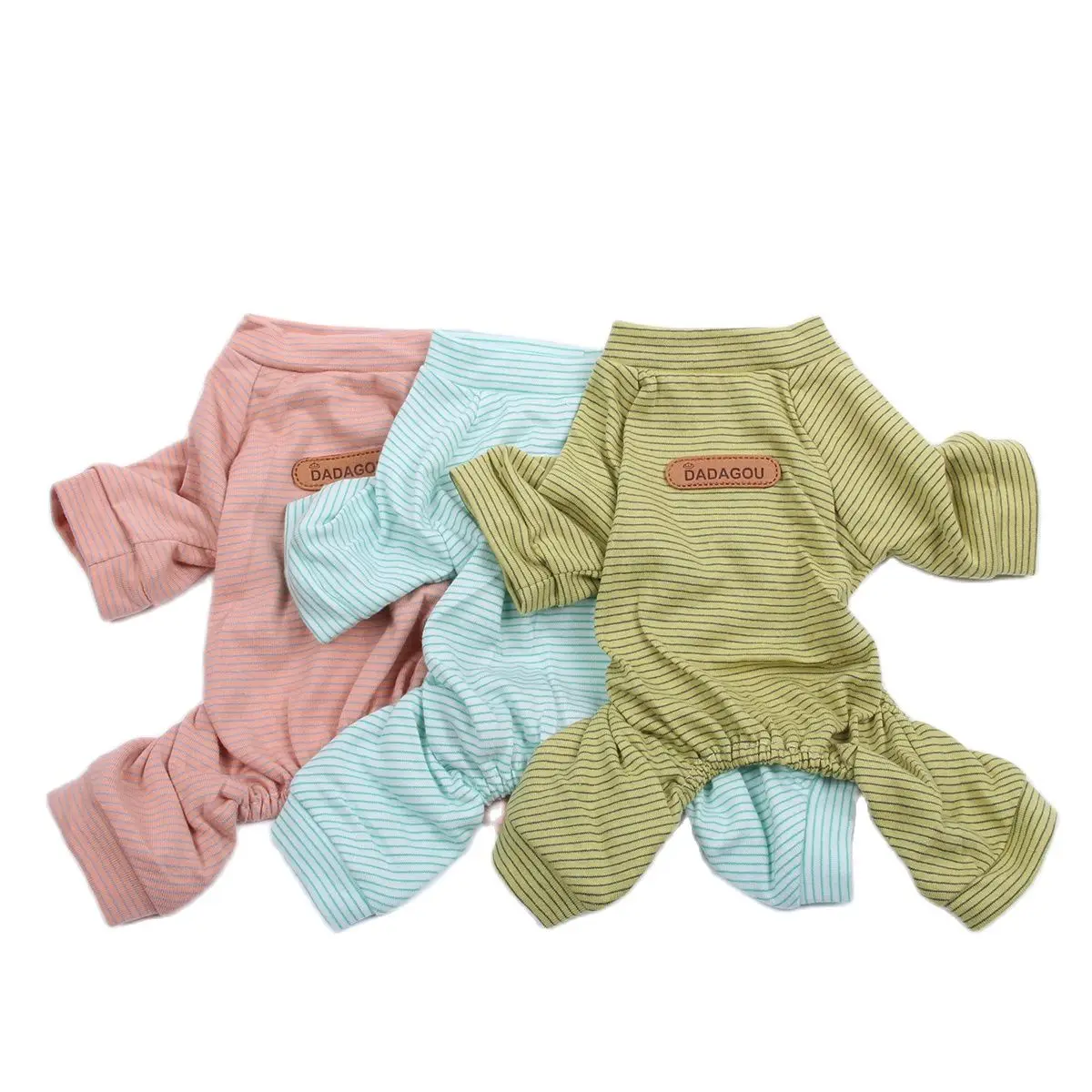 Dog Cat Striped JumpSuit Pajamas Pet Puppy Tracksuit Cat Puppy Nightshirt T-Shirt 5 Sizes 3 Colours
Dog Cat Striped JumpSuit Pajamas Pet Puppy Tracksuit Cat Puppy Nightshirt T-Shirt 5 Sizes 3 Colours