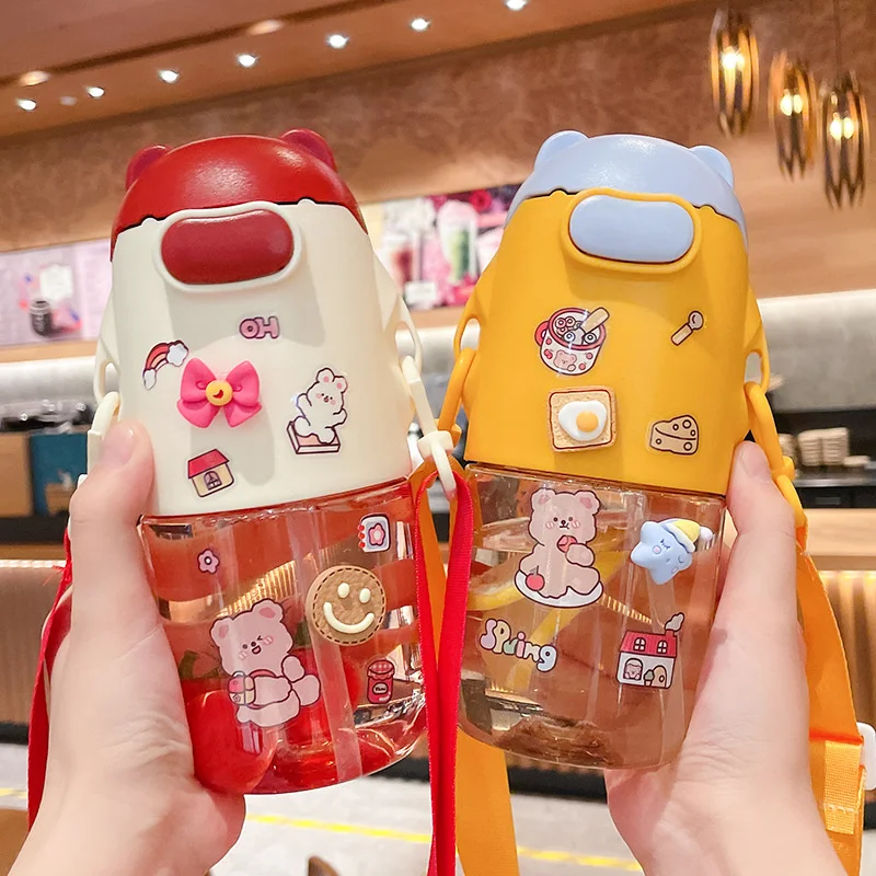 Children's Water Cup Summer Portable High Color Value Large Capacity Cup with Straw Plastic High Temperature Resistant Lovely
Children's Water Cup Summer Portable High Color Value Large Capacity Cup with Straw Plastic High Temperature Resistant Lovely