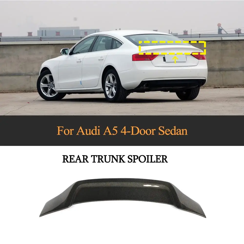 Carbon Fiber Car Rear Spoiler Wing For Audi A5 4 Door Sedan 2009 - 2016 Trunk Boot Lip
Carbon Fiber Car Rear Spoiler Wing For Audi A5 4 Door Sedan 2009 - 2016 Trunk Boot Lip