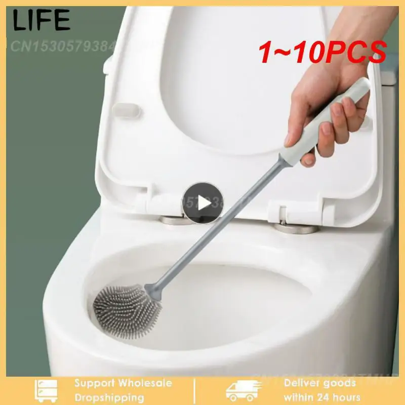Силиконовая щетка для унитаза с крючком, 1-10 шт. 
Силиконовая щетка для унитаза с крючком, 1-10 шт.
