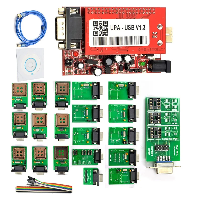 UPA-USB V1.3 Main Unit ECU Chip Tunning UPA USB with 1.3 Eeprom Adapter ECU Programmer
UPA-USB V1.3 Main Unit ECU Chip Tunning UPA USB with 1.3 Eeprom Adapter ECU Programmer