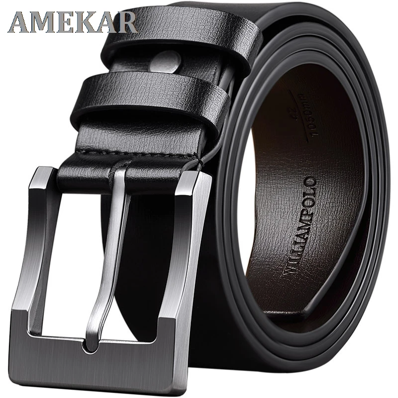 Luxury Brand Pin Buckle Men Genuine Leather Belt High Quality Belts New Business Designer Trouser Strap Cinturones Hombre Cinto
Luxury Brand Pin Buckle Men Genuine Leather Belt High Quality Belts New Business Designer Trouser Strap Cinturones Hombre Cinto