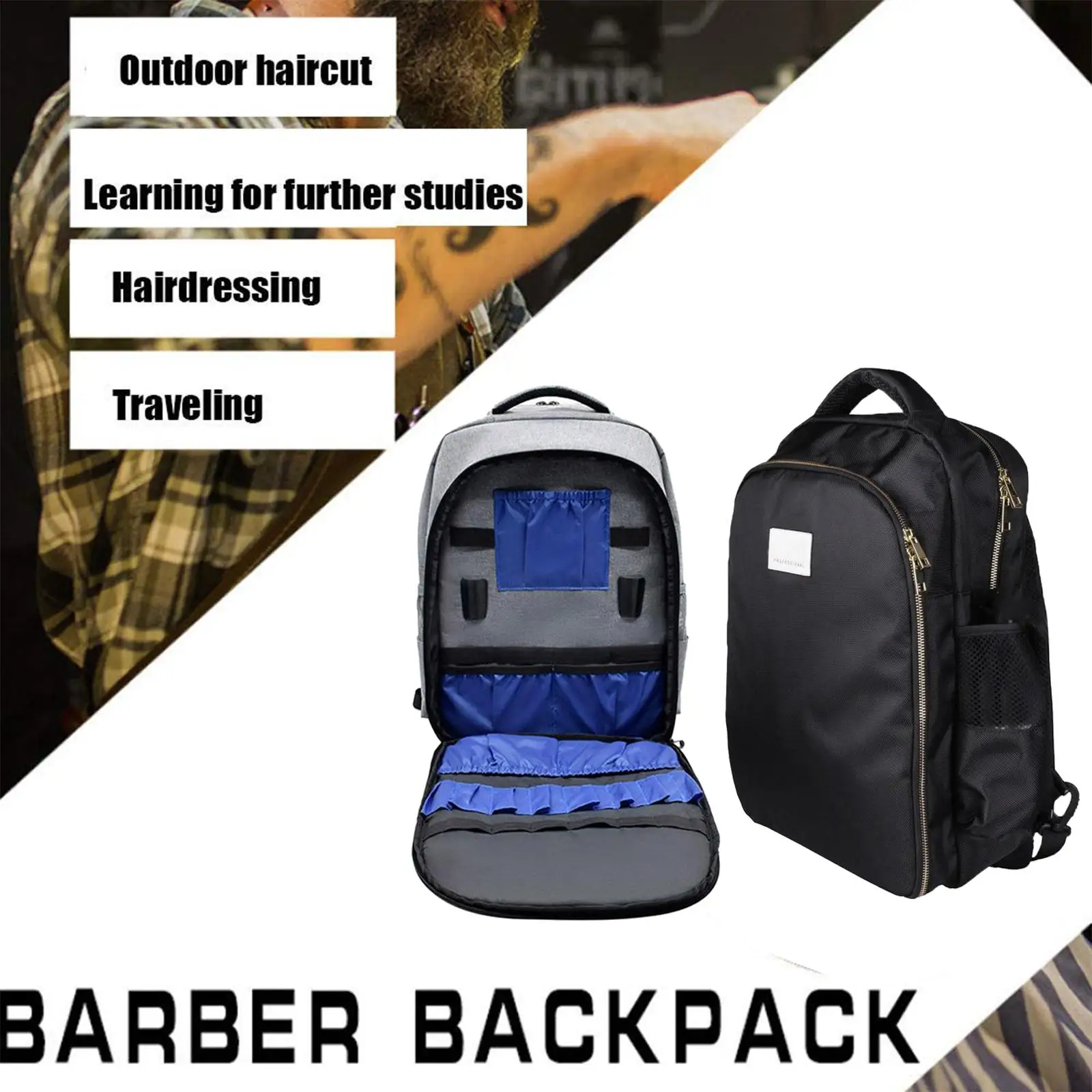 Hair Stylist Travel Backpack Salon Styling Tool Storage Bag Carrier Waterproof Cosmetic Organizer Multifunction
Hair Stylist Travel Backpack Salon Styling Tool Storage Bag Carrier Waterproof Cosmetic Organizer Multifunction