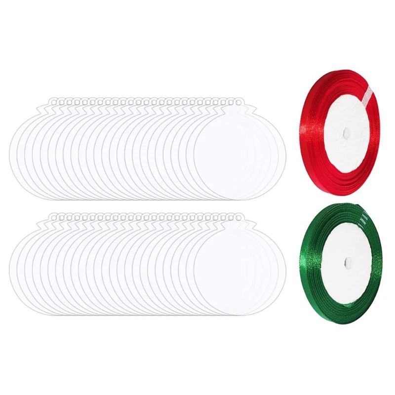 Christmas Ornaments Blank for Circle Acrylic Disc Transparent DIY Holiday Tags Dropshipping
Christmas Ornaments Blank for Circle Acrylic Disc Transparent DIY Holiday Tags Dropshipping