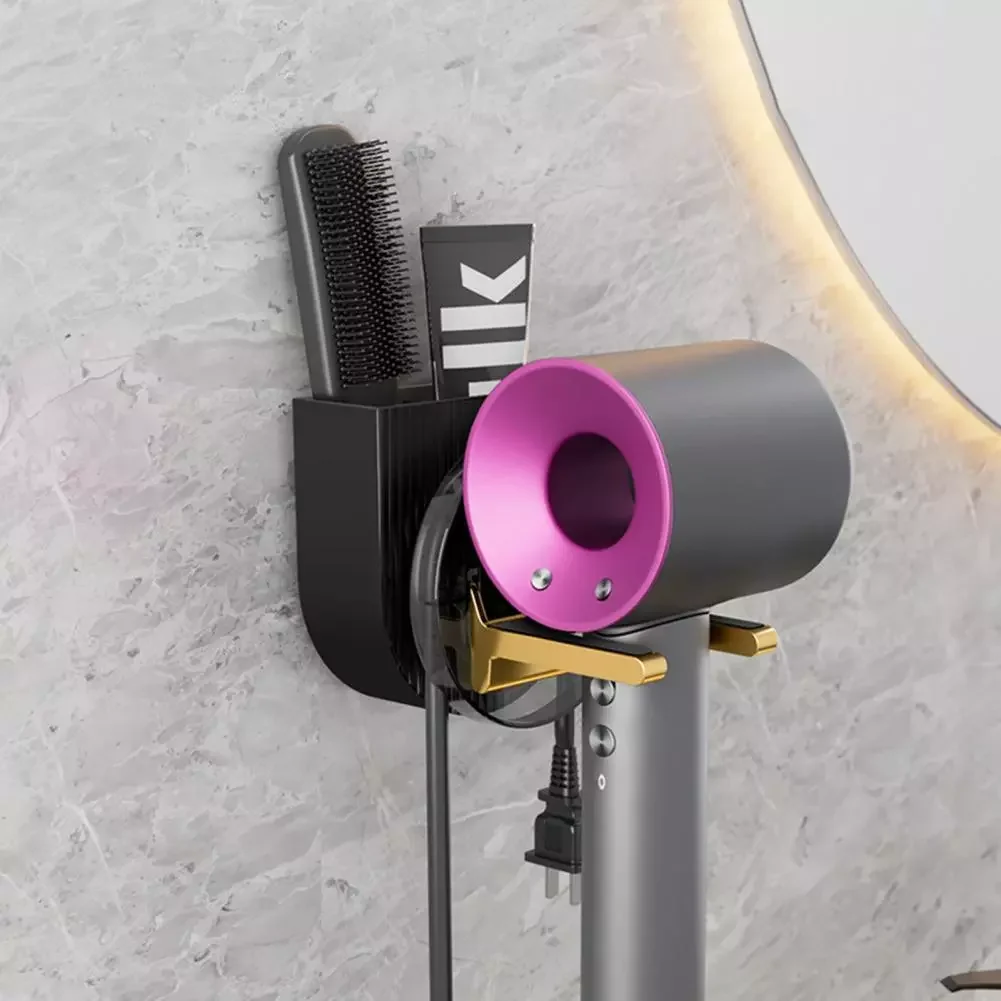 Hair Dryer Holder Fashion User-friendly Lightweight Wall Mounted Hair Dryer Rack for Home
Hair Dryer Holder Fashion User-friendly Lightweight Wall Mounted Hair Dryer Rack for Home