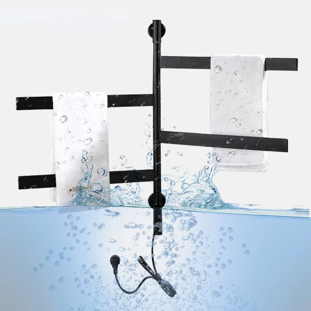 Smart Bathroom Electric Bath Towel Warmer Heating Towel Shelf Rack Towel Dryer Shelf Rotatable Digital Temperature Time control 
Smart Bathroom Electric Bath Towel Warmer Heating Towel Shelf Rack Towel Dryer Shelf Rotatable Digital Temperature Time control