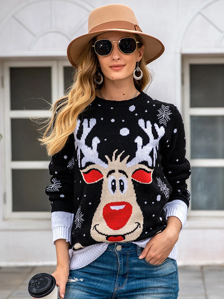 Женский зимний свитер