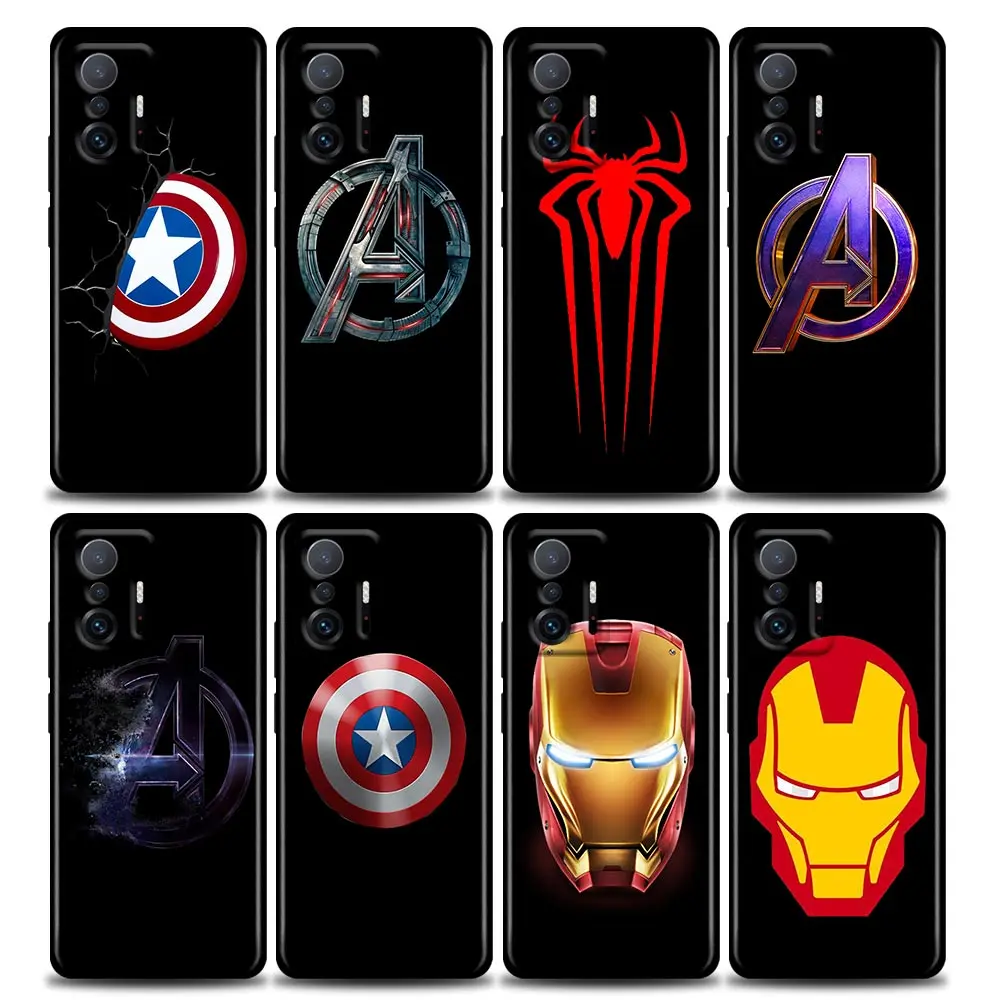 Phone Case for Xiaomi Mi 12 12X 11 Lite 11X 11T X3 X4 NFC M3 F3 GT M4 Pro Lite NE 5G Soft Silicone Case Logo Of Marvel Heroes
Phone Case for Xiaomi Mi 12 12X 11 Lite 11X 11T X3 X4 NFC M3 F3 GT M4 Pro Lite NE 5G Soft Silicone Case Logo Of Marvel Heroes