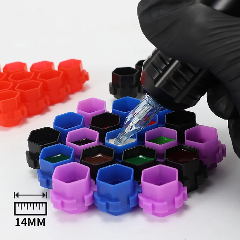 Disposable 200pcs Plastic Microblading Tattoo Ink Cups Honeycomb Shape Caps
Disposable 200pcs Plastic Microblading Tattoo Ink Cups Honeycomb Shape Caps