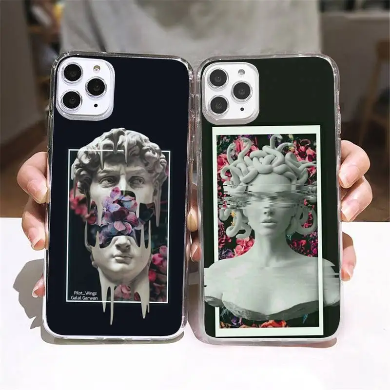 David Medusa Plaster Art Phone Case For iPhone 13 12 11 Pro XS Max XR X Mini 6 7 8 Plus Soft TPU Silicone Clear Phone Case
David Medusa Plaster Art Phone Case For iPhone 13 12 11 Pro XS Max XR X Mini 6 7 8 Plus Soft TPU Silicone Clear Phone Case