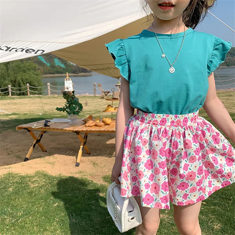 2-8T Summer Cotton Girls T Shirts Toddler Kid Clothes Ruffles Top Infant Tshirt For Girls Cute Sweet Casual Plain Tee Outfits
2-8T Summer Cotton Girls T Shirts Toddler Kid Clothes Ruffles Top Infant Tshirt For Girls Cute Sweet Casual Plain Tee Outfits
