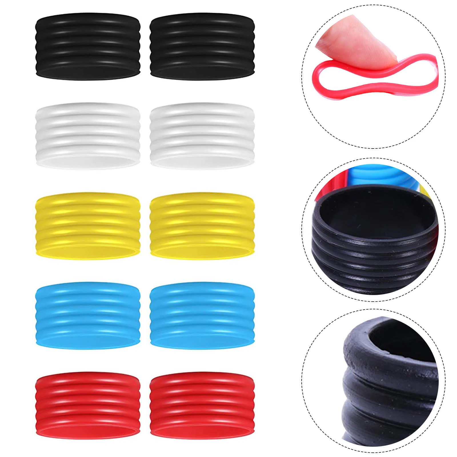 10pcs Tennis Racquet Rubber Ring 25mm 20mm Silicone For Tennis Racket Squash Racket Outdoor Badminton Accessories Equipment
10pcs Tennis Racquet Rubber Ring 25mm 20mm Silicone For Tennis Racket Squash Racket Outdoor Badminton Accessories Equipment