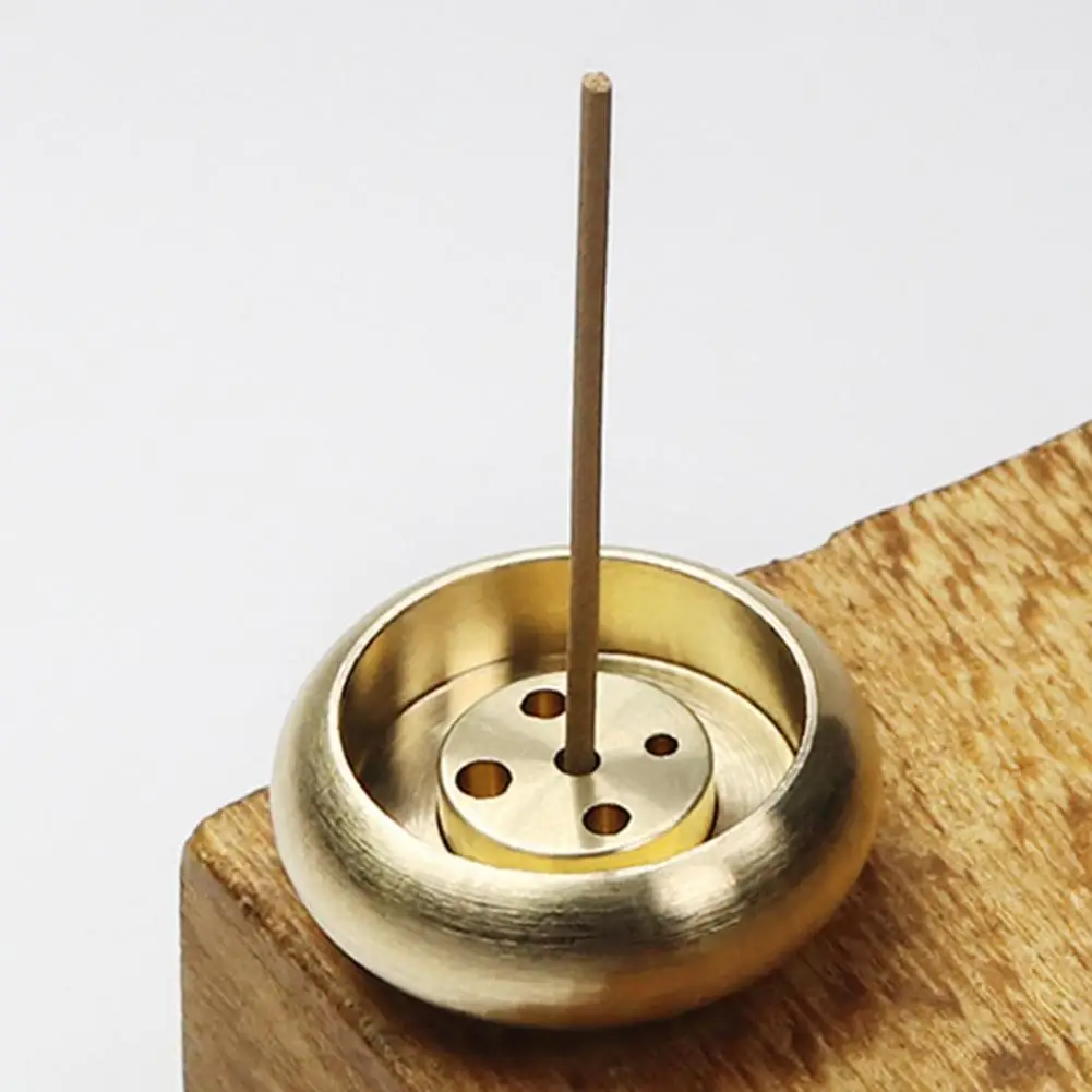 Incense Support Plate Brass Incense Holder Compact Home Decor Durable Mini Multi-hole Incense Stick Burner
Incense Support Plate Brass Incense Holder Compact Home Decor Durable Mini Multi-hole Incense Stick Burner