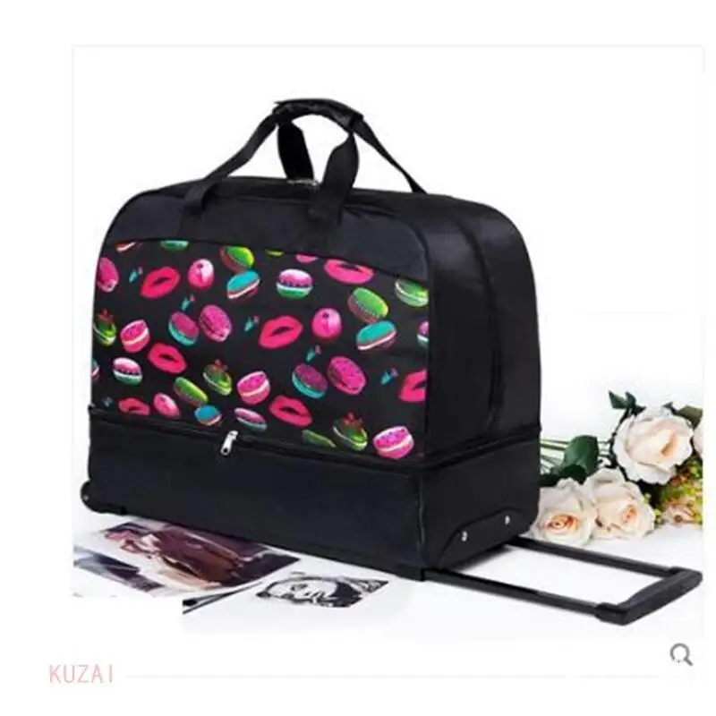 Brand Women Travel Trolley Bag Cabin luggage Travel Rolling Baggage Bag travel bag on wheels for women suitcase Travel Duffle
Brand Women Travel Trolley Bag Cabin luggage Travel Rolling Baggage Bag travel bag on wheels for women suitcase Travel Duffle