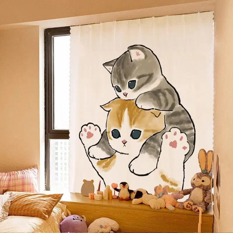 ins Japan and South Korea cute cure cat paste curtain kitchen partition bedroom bathroom cloth shading free punch
ins Japan and South Korea cute cure cat paste curtain kitchen partition bedroom bathroom cloth shading free punch