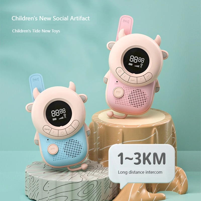 Children's walkie talkie puzzle parent-child toy wireless conversation a pair of boys and girls small outdoor birthday gifts
Children's walkie talkie puzzle parent-child toy wireless conversation a pair of boys and girls small outdoor birthday gifts