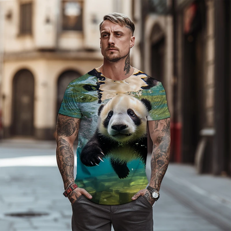3D Cute Panda Graphics Round Neck T -shirts In Summer Street Harajuku Men's Oversized T -shirt 2023 New Fashion Casual Top
3D Cute Panda Graphics Round Neck T -shirts In Summer Street Harajuku Men's Oversized T -shirt 2023 New Fashion Casual Top