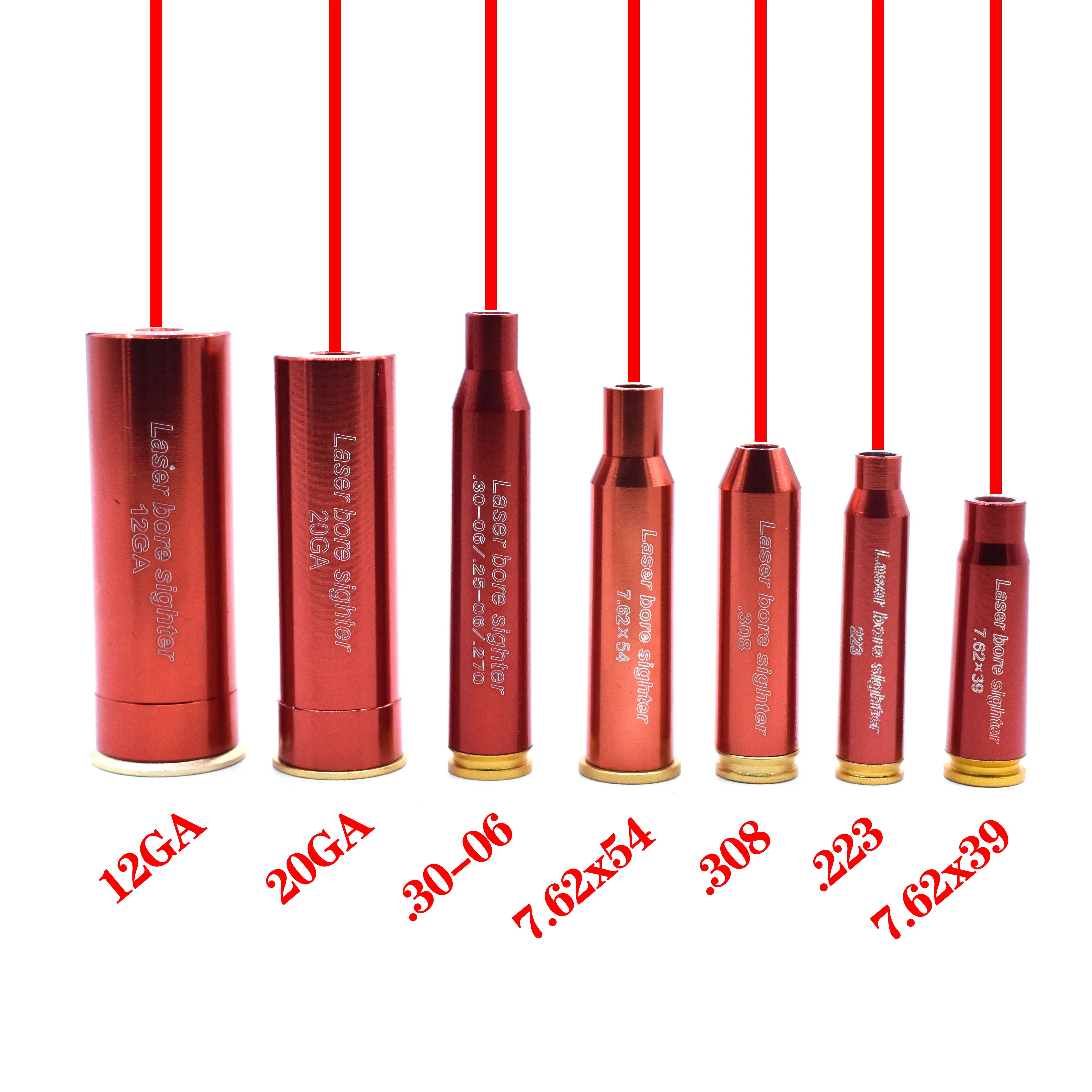 New Red Dot Laser Brass Boresight CAL Cartridge Bore Sighter For Scope Hunting Adjustment .223 7.62 9MM .308 12GA 20GA
New Red Dot Laser Brass Boresight CAL Cartridge Bore Sighter For Scope Hunting Adjustment .223 7.62 9MM .308 12GA 20GA