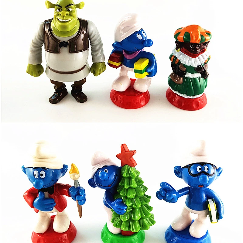 Smurfses Q Version Рождественские куклы экшн-фигурки с орнаментом детский подарок
Smurfses Q Version Рождественские куклы экшн-фигурки с орнаментом детский подарок