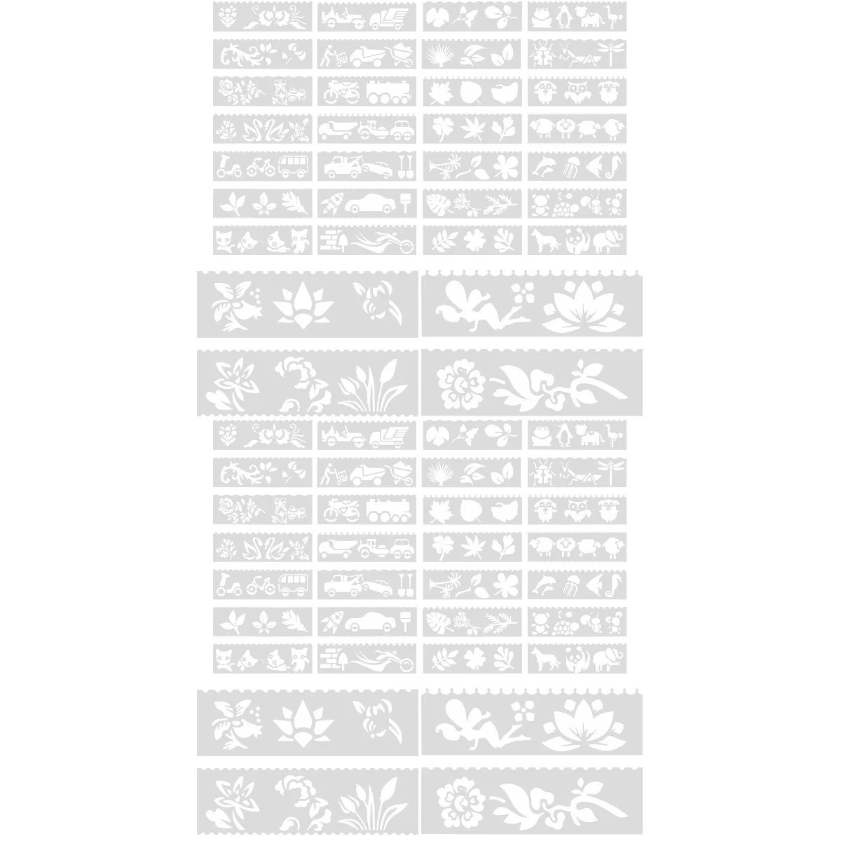 8 Sets Painting Stencils Multi-use Painting Templates Pupil Drawing Stencils Children Templates
8 Sets Painting Stencils Multi-use Painting Templates Pupil Drawing Stencils Children Templates
