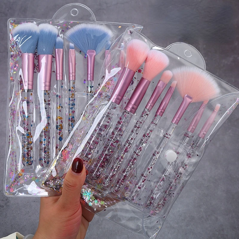 7Pcs Makeup Cosmetic Tools Set Acrylic Handle Portable Powder Eye Shadow Eyeliner Blending Blush Brushes Kit With PVC Bag
7Pcs Makeup Cosmetic Tools Set Acrylic Handle Portable Powder Eye Shadow Eyeliner Blending Blush Brushes Kit With PVC Bag