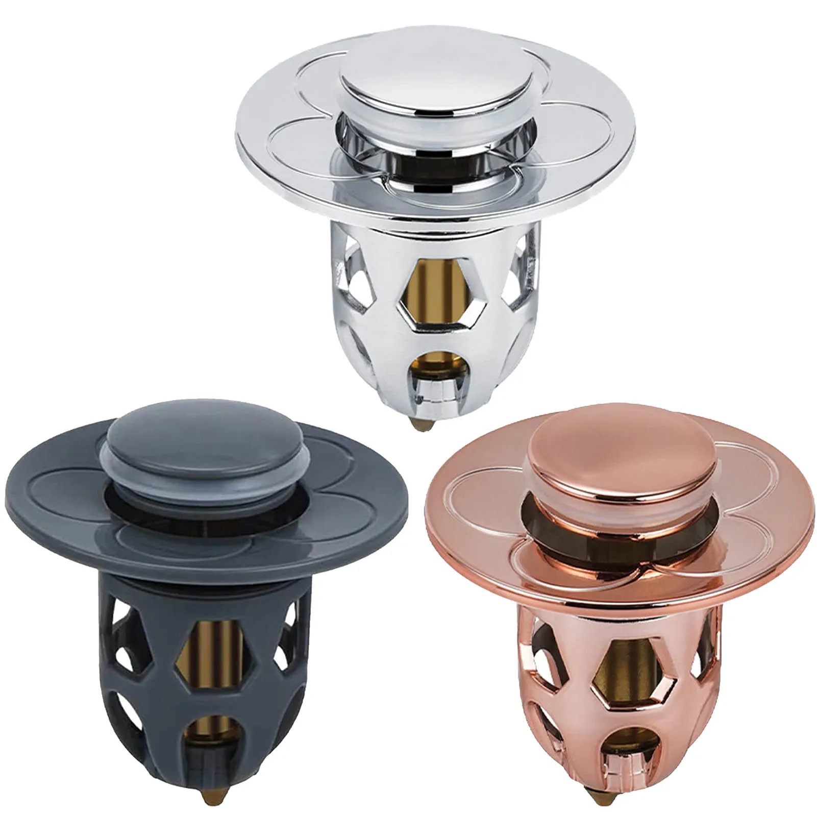 Universal Bathroom Sink Stopper 1.1 -1.5 Inch Bullet Core Push Type Basin Pop Up Drain Filter Basin Pop Up Bathroom Drain
Universal Bathroom Sink Stopper 1.1 -1.5 Inch Bullet Core Push Type Basin Pop Up Drain Filter Basin Pop Up Bathroom Drain
