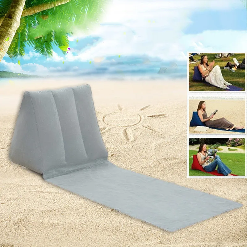PVC Flocking Inflatable Backrest Beach Mat Hiking Picnic Blanket Simple Solid Color Outdoor Camping Travel Mattress
PVC Flocking Inflatable Backrest Beach Mat Hiking Picnic Blanket Simple Solid Color Outdoor Camping Travel Mattress