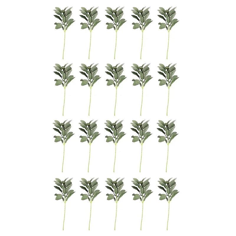 20Pcs Artificial Flocked Greenery Leaves Short Stems,Faux Lambs Ear Greenery Urn Filler Greenery Plants For Home
20Pcs Artificial Flocked Greenery Leaves Short Stems,Faux Lambs Ear Greenery Urn Filler Greenery Plants For Home