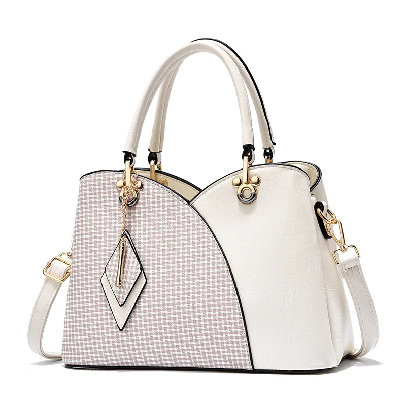 2023 VKJF PU Leather Large Capacity Woman Handbag Grid Shoulder Bag Fashion Casual Luxury Designer Patchwork Crossbody Pack
2023 VKJF PU Leather Large Capacity Woman Handbag Grid Shoulder Bag Fashion Casual Luxury Designer Patchwork Crossbody Pack