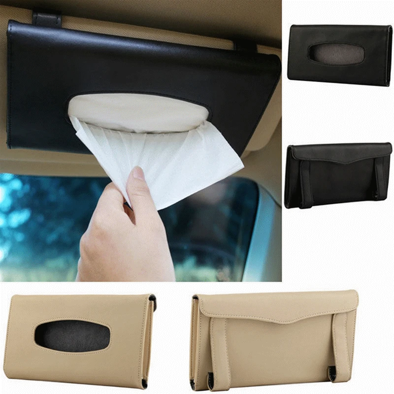 1PC Paper Auto Organizer Accessories Universal Car Sun Visor Tissue Box Holder PU Leather Tissue Box Cover Case Paper Holders
1PC Paper Auto Organizer Accessories Universal Car Sun Visor Tissue Box Holder PU Leather Tissue Box Cover Case Paper Holders