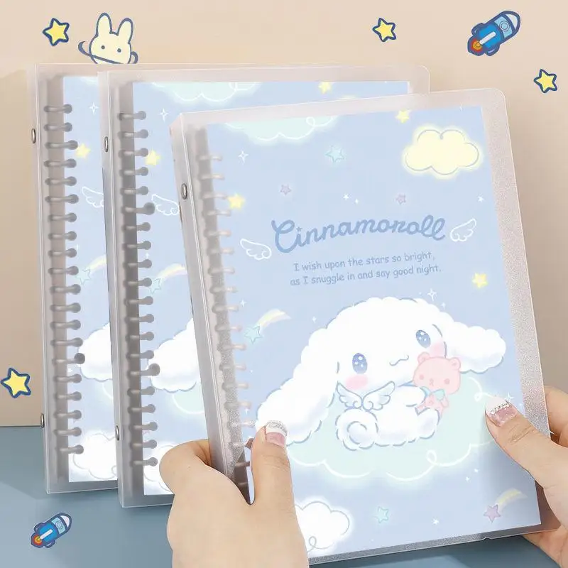 A5 Kawaii Sanrios Notebook Cute Cinnamoroll Cartoon Girl Heart Detachable Diary Stationery Toys for Girls Gifts
A5 Kawaii Sanrios Notebook Cute Cinnamoroll Cartoon Girl Heart Detachable Diary Stationery Toys for Girls Gifts