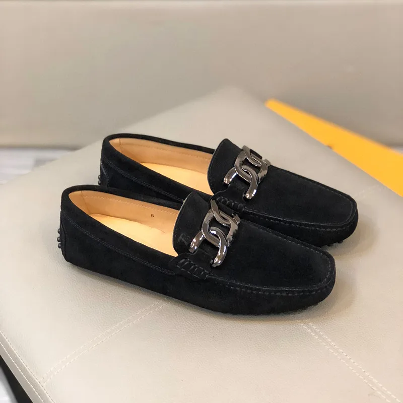 Metal buckle Leather Driving Shoes Men's Suede Loafers Doug Soles Fashion High Quality Breathable Designer casual shoes
Metal buckle Leather Driving Shoes Men's Suede Loafers Doug Soles Fashion High Quality Breathable Designer casual shoes