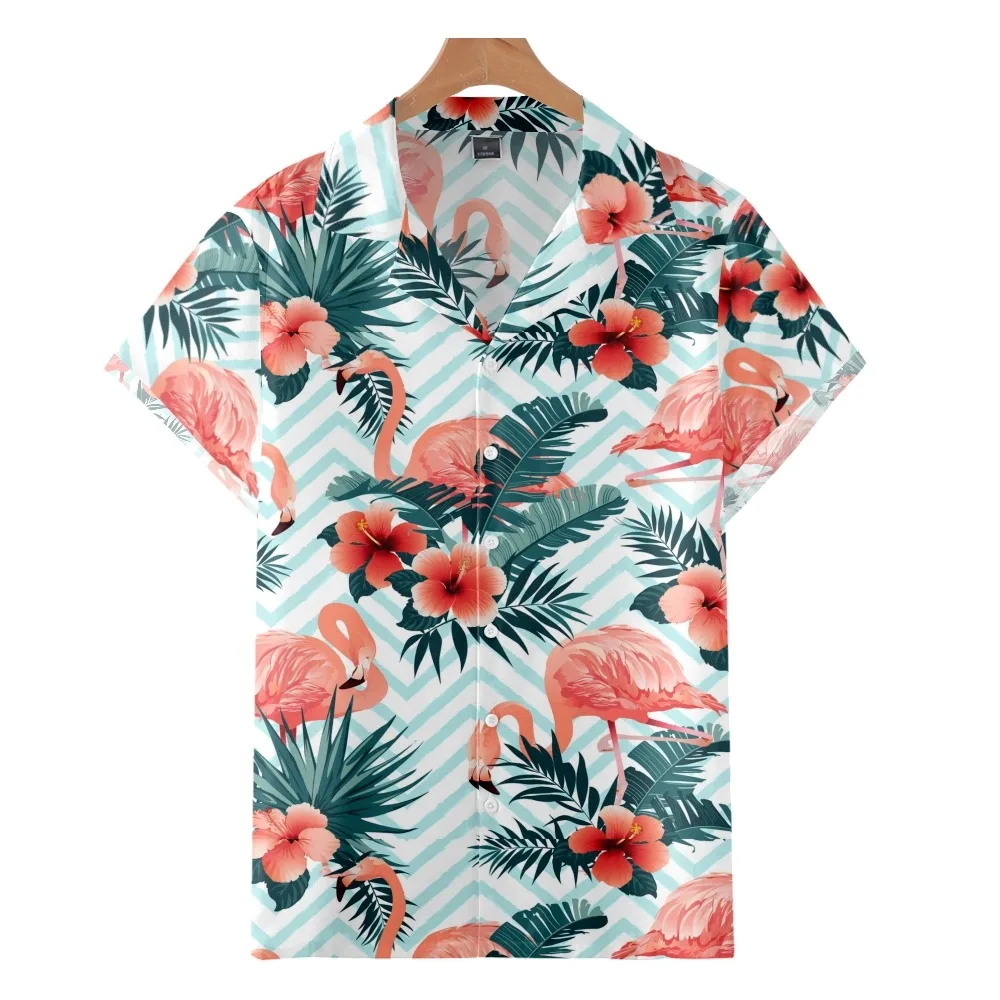 2022 Fashion Casual Hawaiian Beach Shirt, American Flamingo Pattern Vintage Print, Summer Cuban Collar Shirt for Men and Women
2022 Fashion Casual Hawaiian Beach Shirt, American Flamingo Pattern Vintage Print, Summer Cuban Collar Shirt for Men and Women