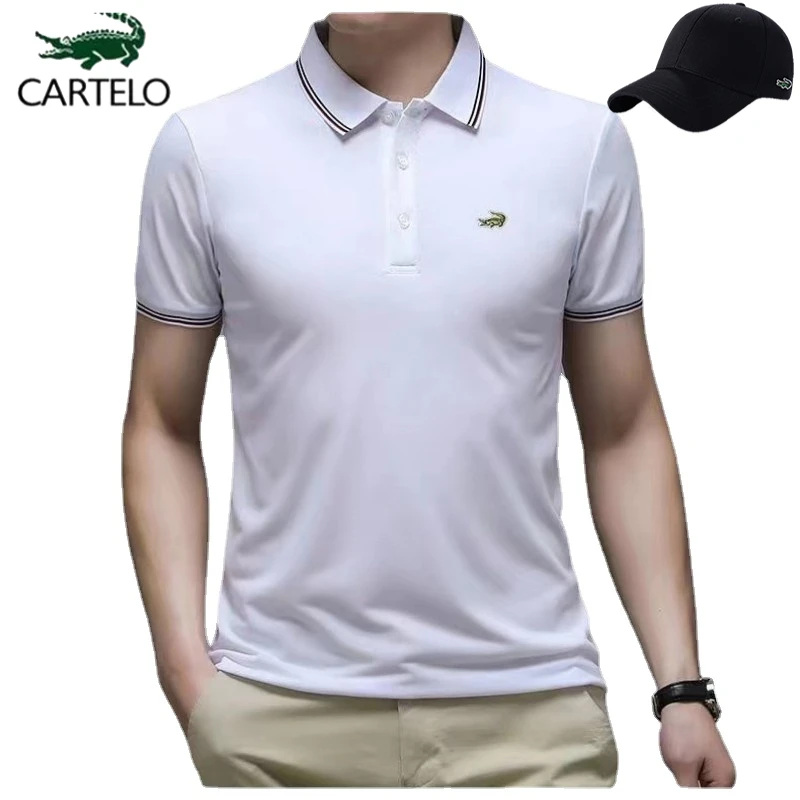 2023 CARTELO Men's Embroidered Hot Selling Polo Shirt Spring and Summer Business Leisure High-Quality Lapel Polo Shirt for Man
2023 CARTELO Men's Embroidered Hot Selling Polo Shirt Spring and Summer Business Leisure High-Quality Lapel Polo Shirt for Man