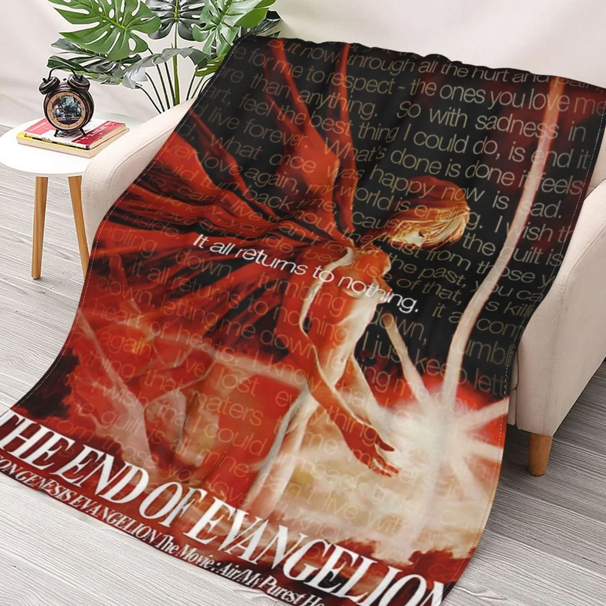 Evangelion - The End Of Evangelion Throws Blankets Collage Flannel Ultra-Soft Warm picnic blanket bedspread on the bed
Evangelion - The End Of Evangelion Throws Blankets Collage Flannel Ultra-Soft Warm picnic blanket bedspread on the bed