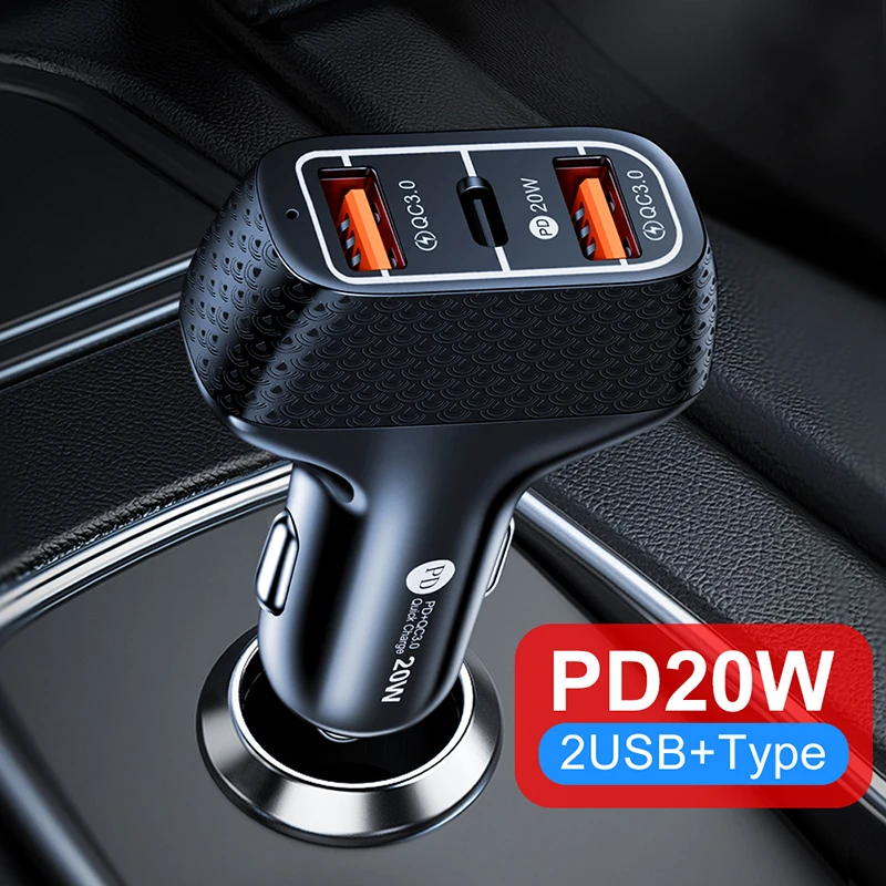 Dual USB Car Charger 20W USB C Fast QC Charging Phone Charge Plug For iPhone 13 12 iPad Airpods Huawei P40 Samsung Xiaomi 11 LG
Dual USB Car Charger 20W USB C Fast QC Charging Phone Charge Plug For iPhone 13 12 iPad Airpods Huawei P40 Samsung Xiaomi 11 LG