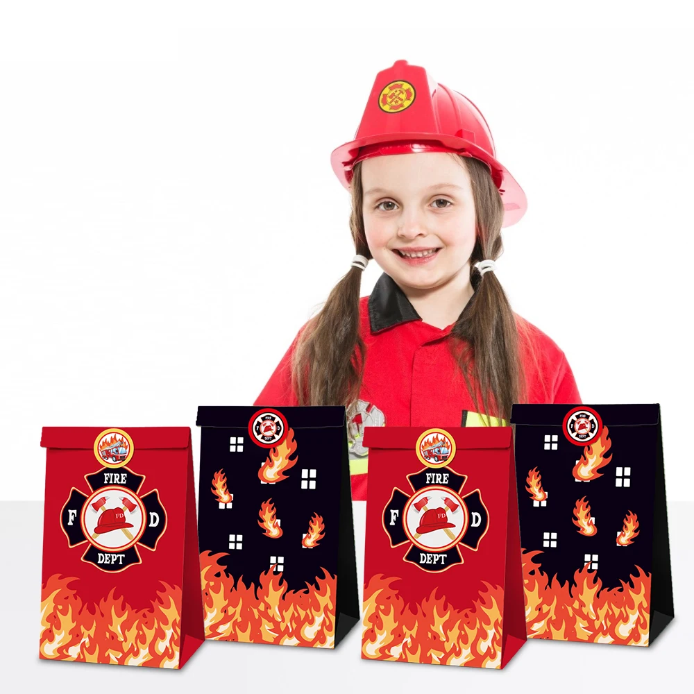 LB059 12Pcs Cosplay Firefighter Fireman Birthday Party Candy Kraft Paper Gift Bags Packing Boxes Baby Shower Party Decorations
LB059 12Pcs Cosplay Firefighter Fireman Birthday Party Candy Kraft Paper Gift Bags Packing Boxes Baby Shower Party Decorations