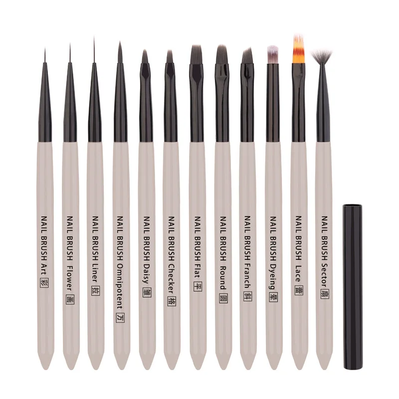 1PC Nail Art Brush Acrylic Handle Liner Drawing UV Gel Pen French Brushes Half Moon Shape Gradient Manicure Tool
1PC Nail Art Brush Acrylic Handle Liner Drawing UV Gel Pen French Brushes Half Moon Shape Gradient Manicure Tool