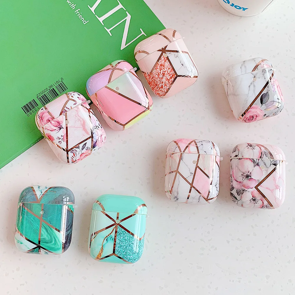 Electroplated Marble Earphone Case For AirPods Pro 2 Cases Cute Pink Soft Flowers Protective Cover for AirPod 2 1 Air Pods Case
Electroplated Marble Earphone Case For AirPods Pro 2 Cases Cute Pink Soft Flowers Protective Cover for AirPod 2 1 Air Pods Case