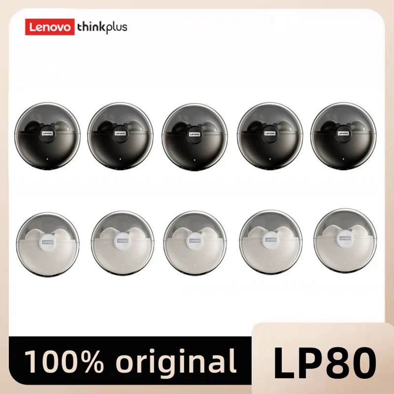 Lenovo LP80 wireless bluetooth earphones low latency earbuds sports noise cancellation headset gamer 5/10PCS wholesale
Lenovo LP80 wireless bluetooth earphones low latency earbuds sports noise cancellation headset gamer 5/10PCS wholesale