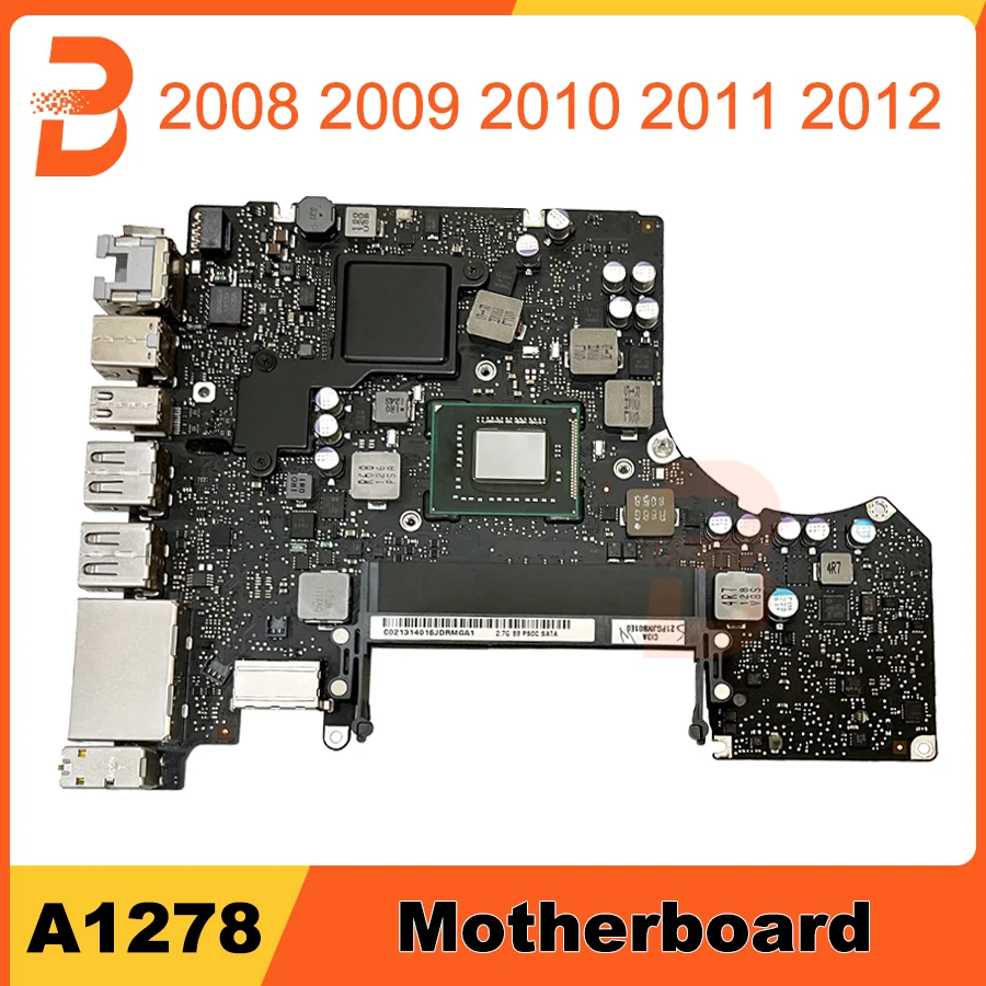 Original A1278 Motherboard For MacBook Pro 13" A1278 Logic Board i5 2.5GHz i7 2.9GHz 820-3115-B 2008 2009 2010 2011 2012 Year
Original A1278 Motherboard For MacBook Pro 13" A1278 Logic Board i5 2.5GHz i7 2.9GHz 820-3115-B 2008 2009 2010 2011 2012 Year