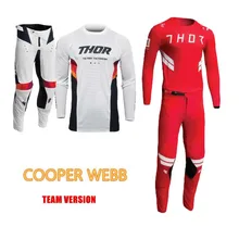 New Adult Cooper Web Team Version MX Motocross Gear Set MTB BMX ATV Dirt Bike Off Road Jersey And Pants Combo Moto Racing Suit t