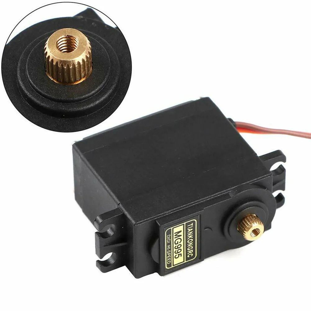 MG995 Semi-Metal Gear Torque Gear Servo Motor 180 Degrees For 50-90 Methanol Fixed-wing Aircraft 3.0V-7.2V With Accessories
MG995 Semi-Metal Gear Torque Gear Servo Motor 180 Degrees For 50-90 Methanol Fixed-wing Aircraft 3.0V-7.2V With Accessories