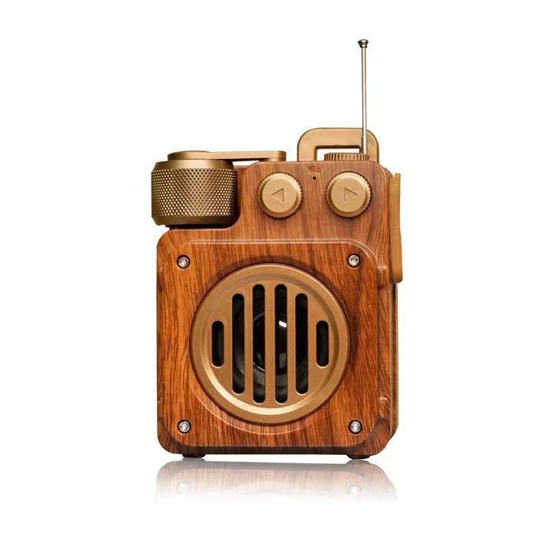 American Retro Wood Grain Wireless Bluetooth Speaker Mini Portable FM Radio Outdoor Small Steel Gun Creative Subwoofer 
American Retro Wood Grain Wireless Bluetooth Speaker Mini Portable FM Radio Outdoor Small Steel Gun Creative Subwoofer