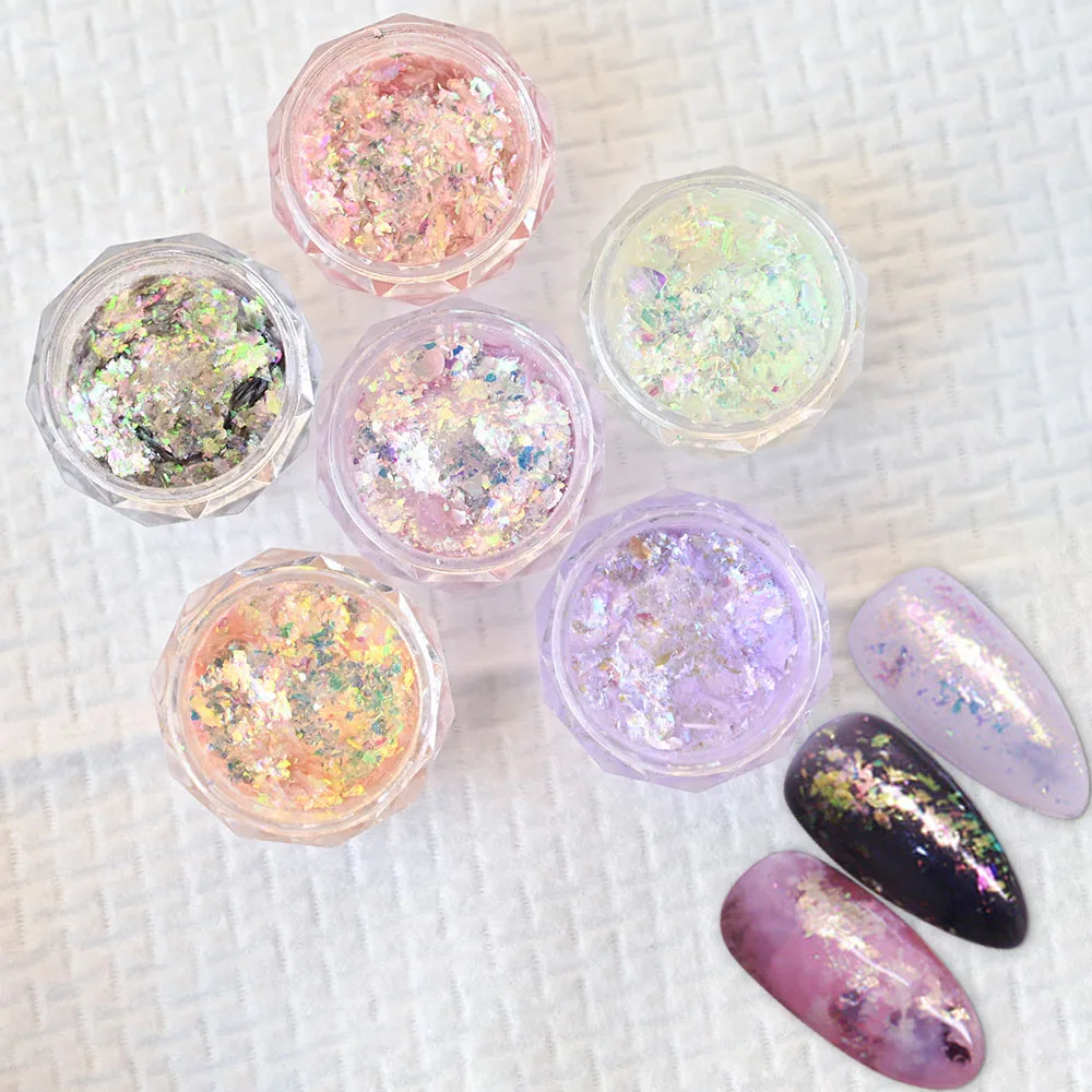 1Bottle Crystal Fire Opal Nail Art Glitter Ultra-thin Aurora Cloud Brocade Sequins Powder Sparkly Edelweiss DIY Flakes Dust SC#4
1Bottle Crystal Fire Opal Nail Art Glitter Ultra-thin Aurora Cloud Brocade Sequins Powder Sparkly Edelweiss DIY Flakes Dust SC#4
