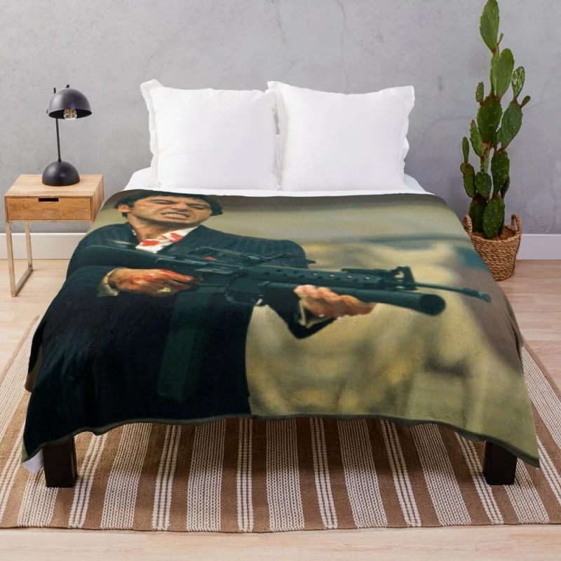 Scarface Throw Blanket Retro Blankets Blanket Wool Luxury Thicken Fleece Blanket Crochet Blankets
Scarface Throw Blanket Retro Blankets Blanket Wool Luxury Thicken Fleece Blanket Crochet Blankets