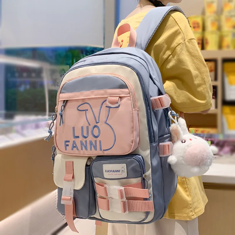 Lady Laptop Waterproof Women Embroidery Kawaii Backpack Girl College Travel School Bag Cute Harajuku Fashion Female Book Bag New
Lady Laptop Waterproof Women Embroidery Kawaii Backpack Girl College Travel School Bag Cute Harajuku Fashion Female Book Bag New