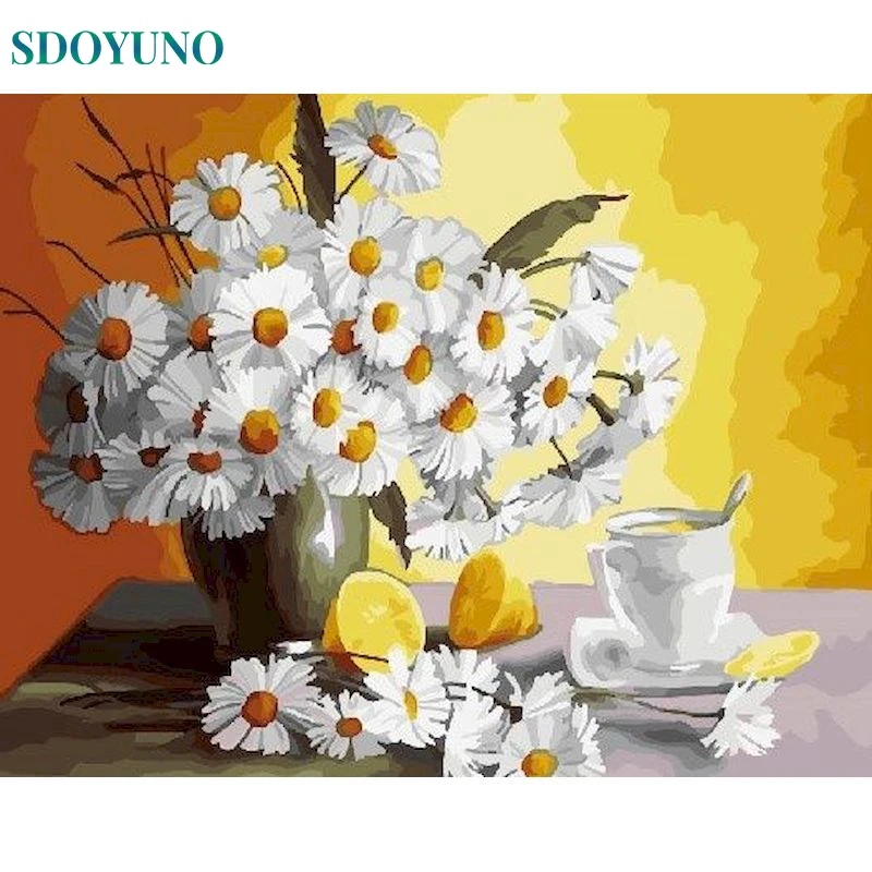 SDOYUNO DIY Painting By Numbers Daisy Colourful Flowers Paint By Numbers For Adults Photo Frames For Picture Wall Art Canvas
SDOYUNO DIY Painting By Numbers Daisy Colourful Flowers Paint By Numbers For Adults Photo Frames For Picture Wall Art Canvas
