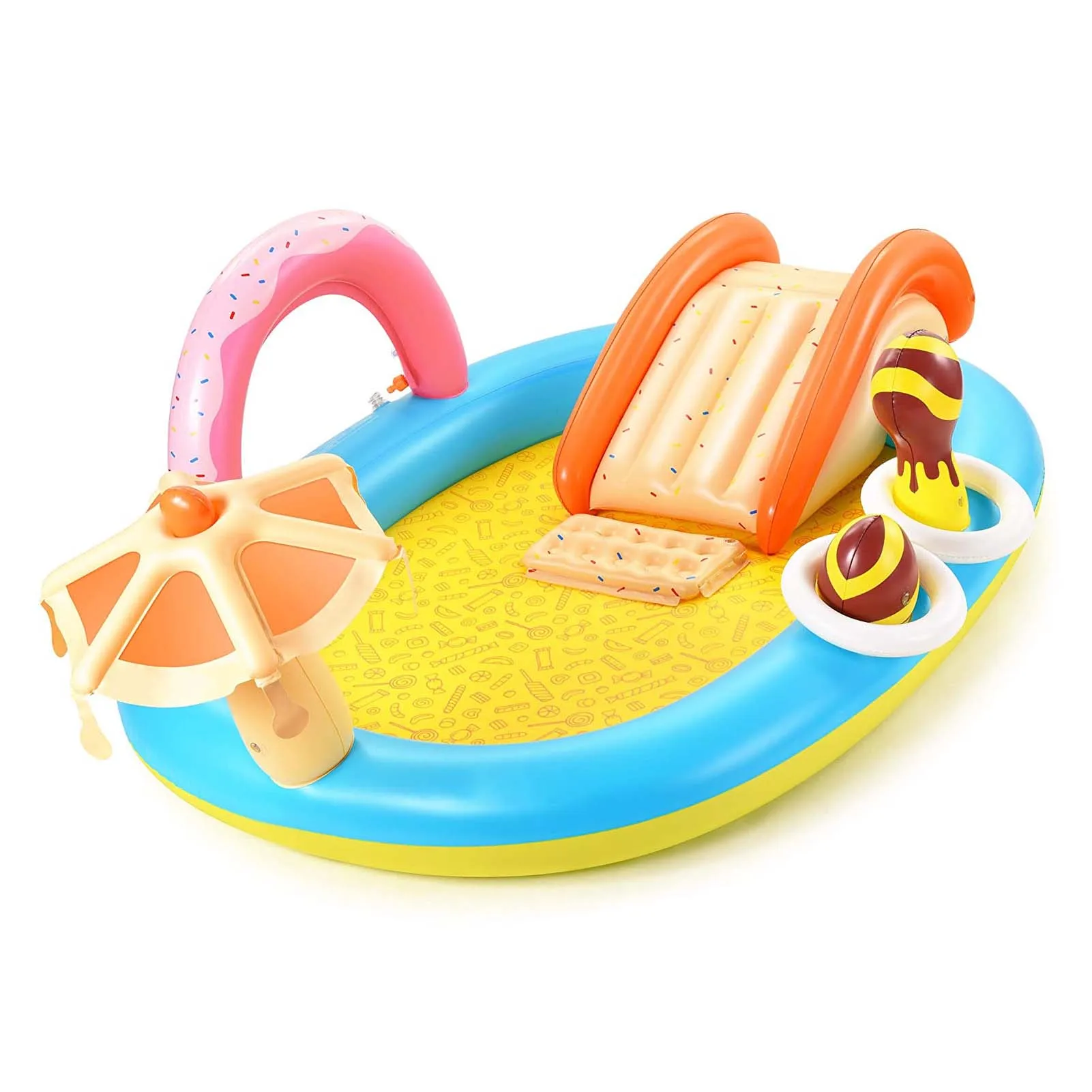 Inflatable Pool With Water Slide Kids Swimming Pool Summer Toys Kids Children Colorful Castle Summer Amusement Water Play Toys
Inflatable Pool With Water Slide Kids Swimming Pool Summer Toys Kids Children Colorful Castle Summer Amusement Water Play Toys